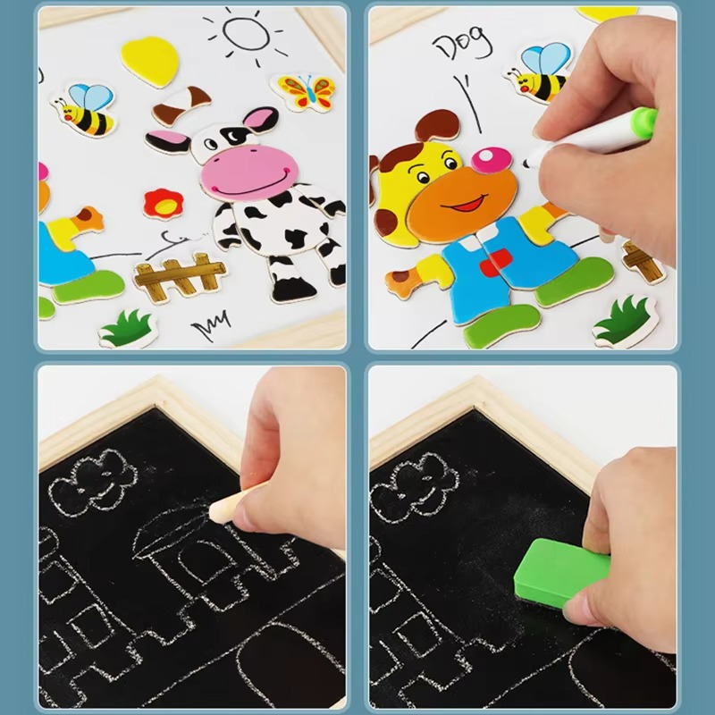 Animal Explorer Wooden Learning Board
