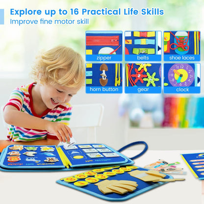 Mini Mind Play- Montessori Busy Board