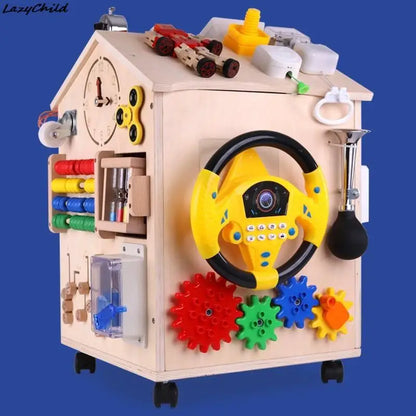 Busy House Wooden Montessori Play Set