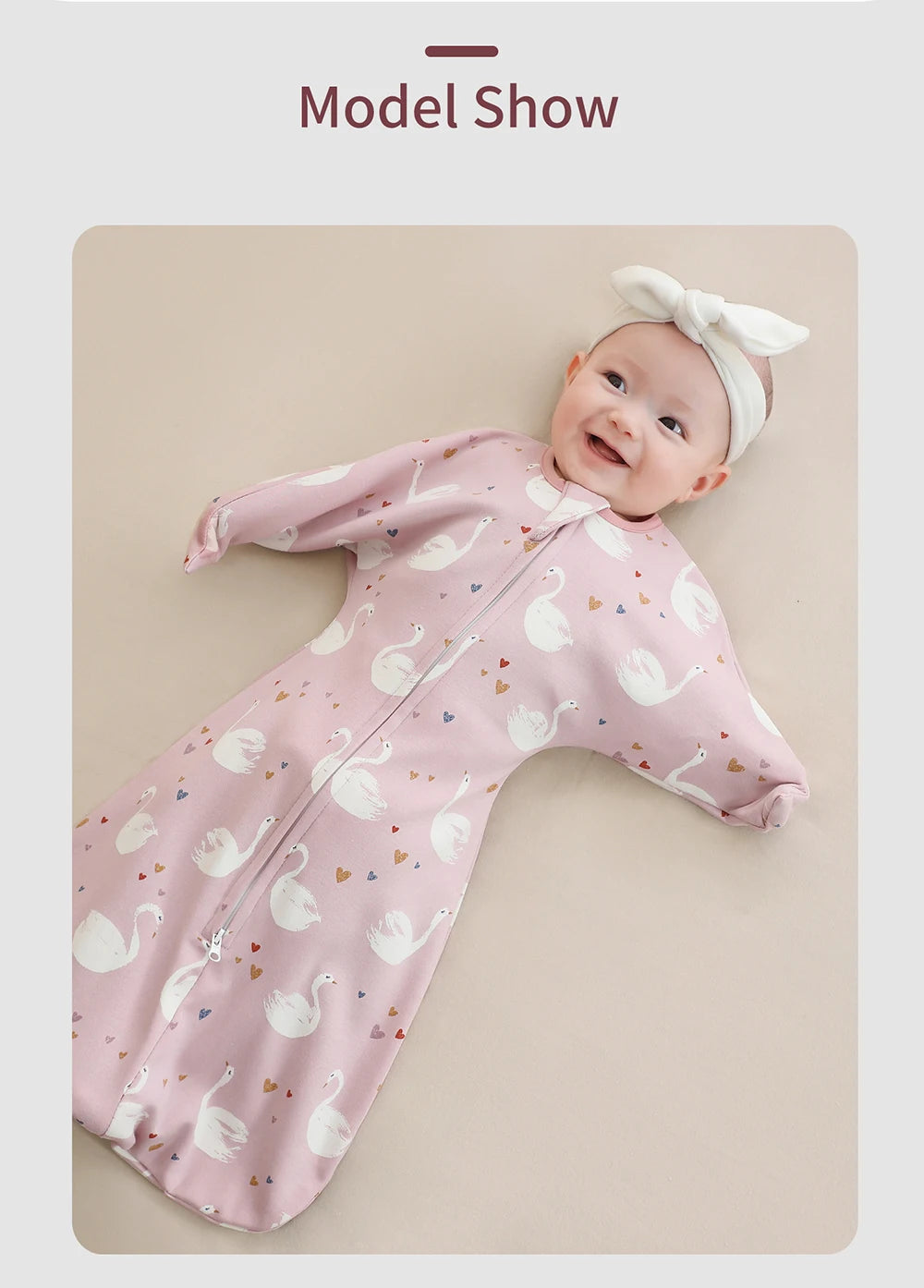 Newborn Raised Hand Anti-shock Cotton