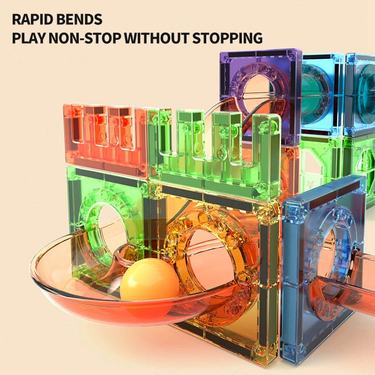 3D Magnetic Tiles Building Blocks