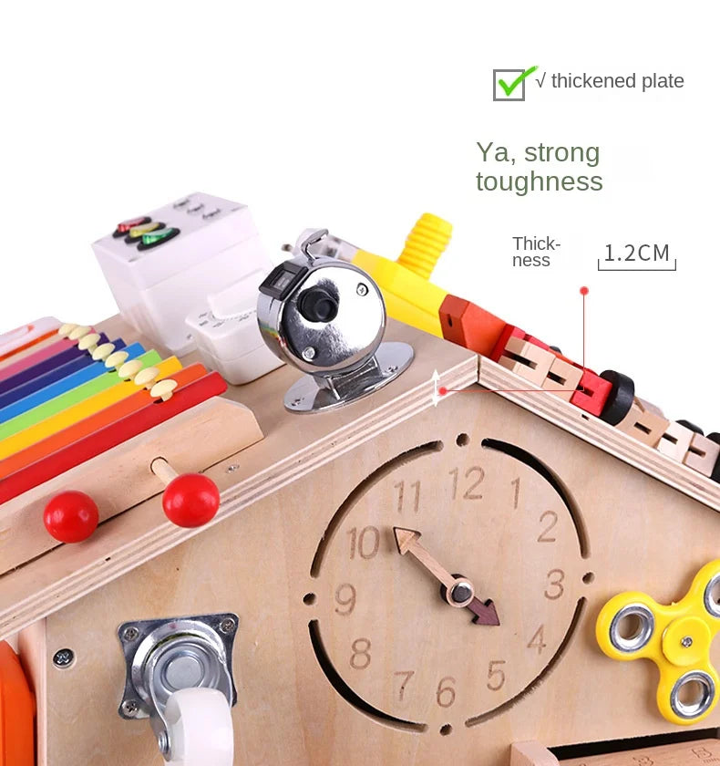 Busy House Wooden Montessori Play Set