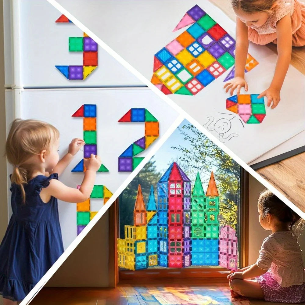 MagnaBuild 3D Magnetic Tiles Set