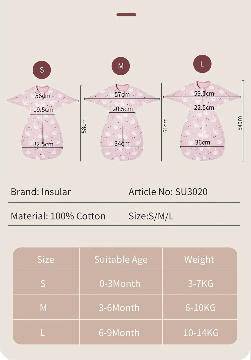 Newborn Raised Hand Anti-shock Cotton