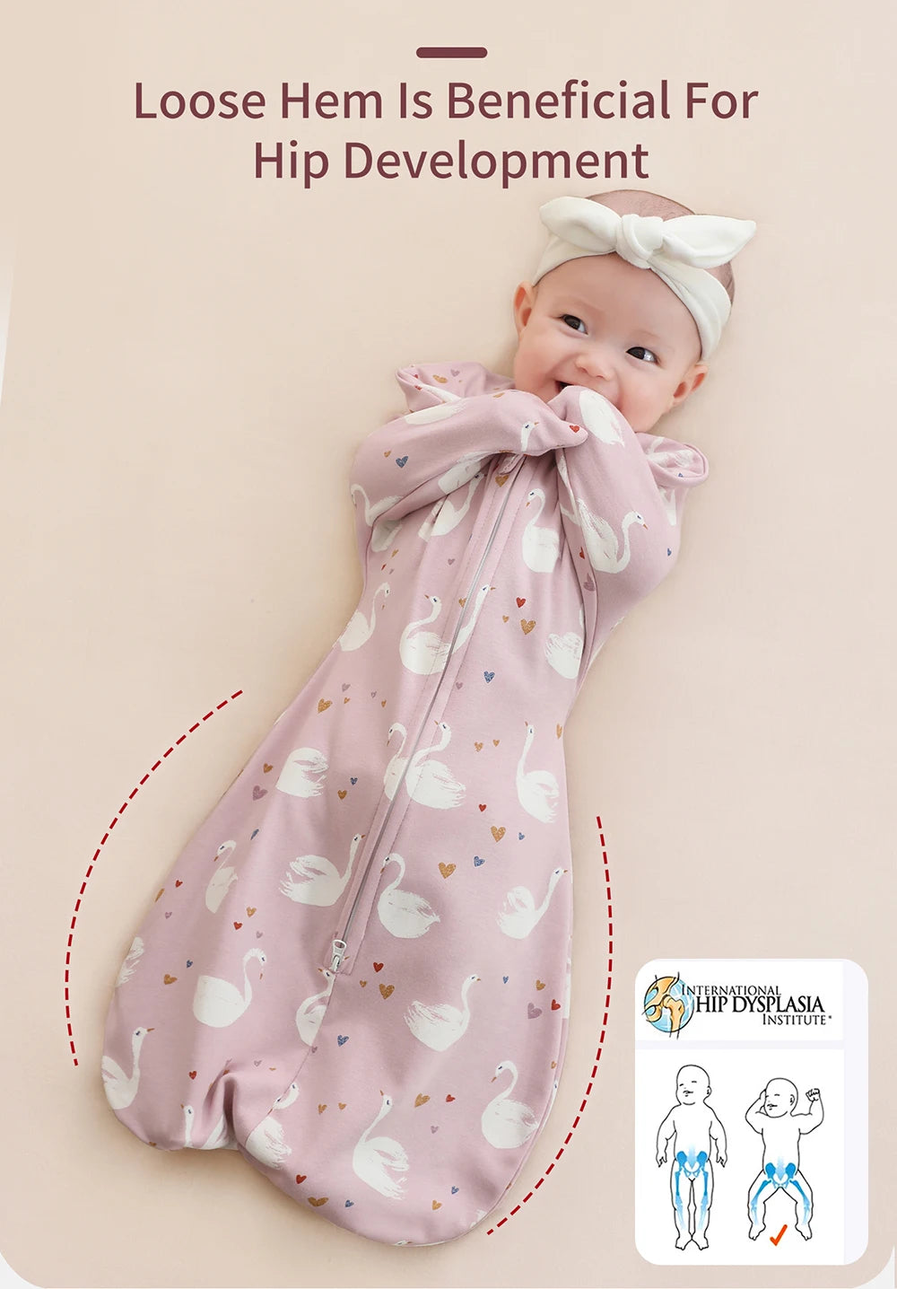 Newborn Raised Hand Anti-shock Cotton