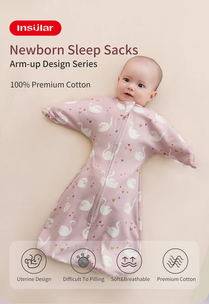 Newborn Raised Hand Anti-shock Cotton