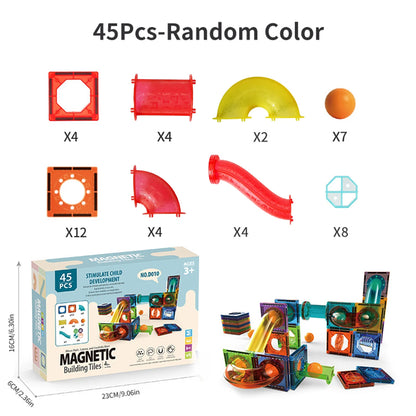 3D Magnetic Tiles Building Blocks