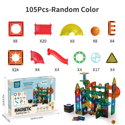 3D Magnetic Tiles Building Blocks
