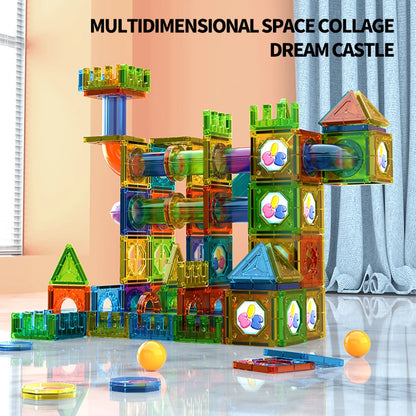 3D Magnetic Tiles Building Blocks