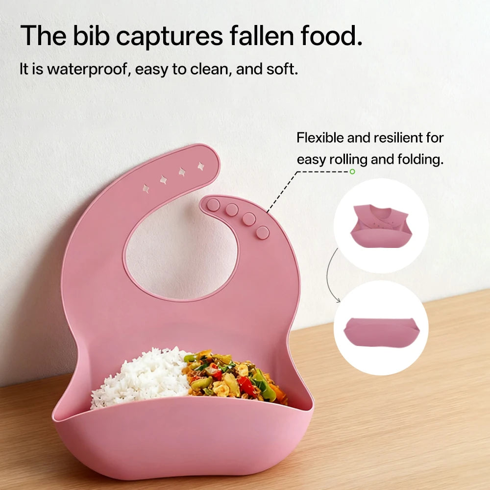 5PCS Children's silicone feeding kit