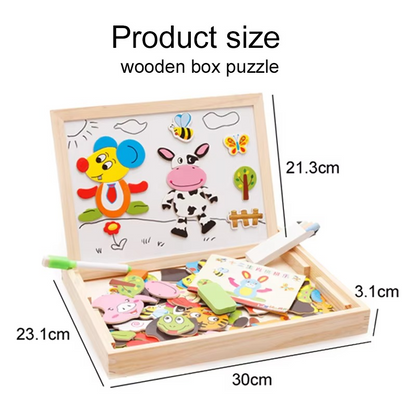 Animal Explorer Wooden Learning Board