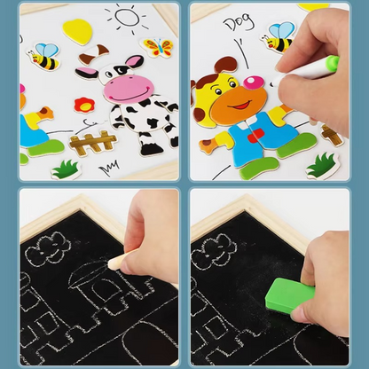 Animal Explorer Wooden Learning Board