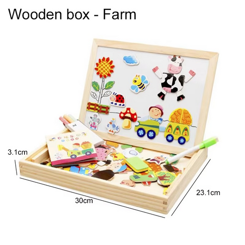 Animal Explorer Wooden Learning Board