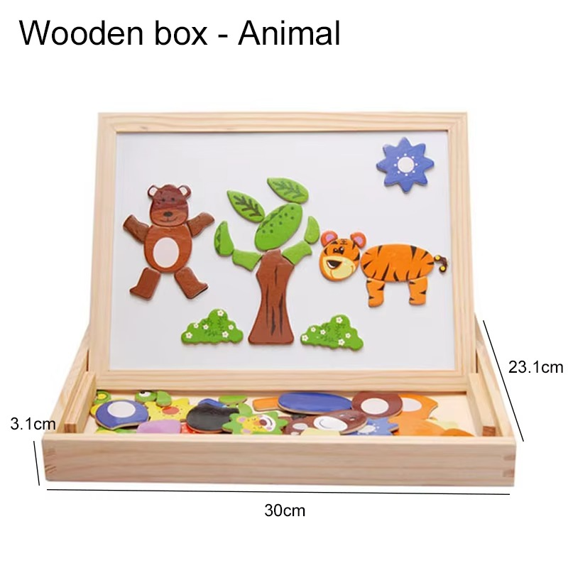 Animal Explorer Wooden Learning Board