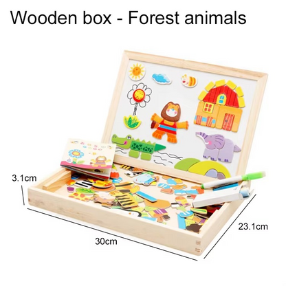 Animal Explorer Wooden Learning Board