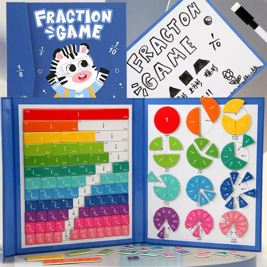 MathMagix Magnetic Fraction Puzzle
