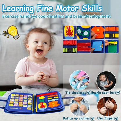 Mini Mind Play- Montessori Busy Board