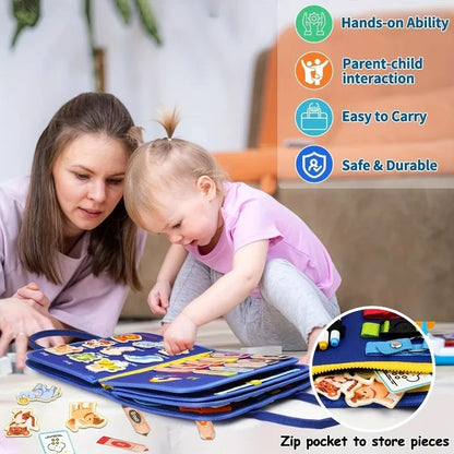 Mini Mind Play- Montessori Busy Board