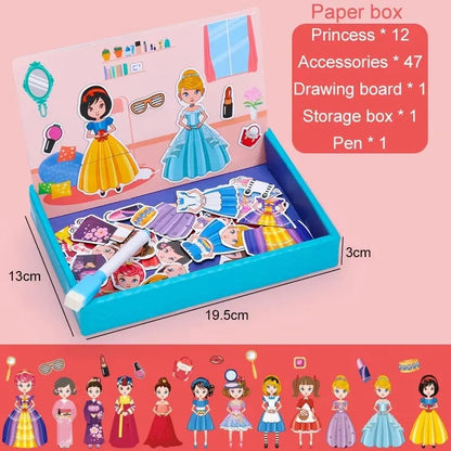 Magnetic Puzzle Toy- Montessori Learning Game